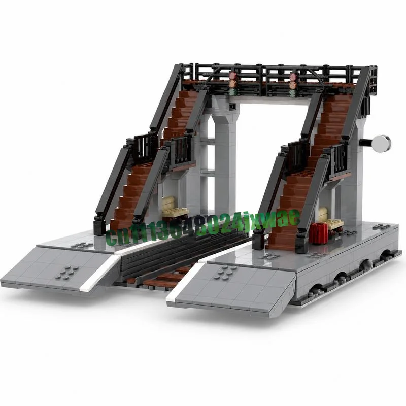 869PCS Railway Pedestrian Bridge MOC Building Blocks Custom Assembly DIY Creative Model Puzzle Educational Toy Collection Gifts
869PCS Railway Pedestrian Bridge MOC Building Blocks Custom Assembly DIY Creative Model Puzzle Educational Toy Collection Gifts