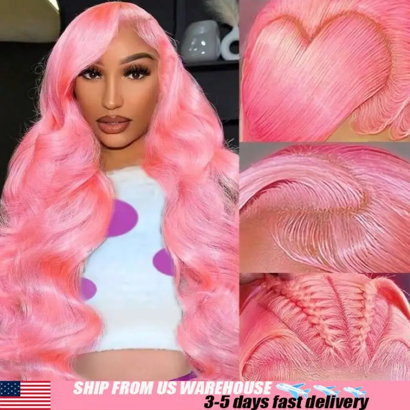 Body Wave Wig 200% Density Pink Human Hair Wig 13x4 13x6 Hd Lace Frontal Wig Human Hair Clearance Sale Items Wigs For Woman
Body Wave Wig 200% Density Pink Human Hair Wig 13x4 13x6 Hd Lace Frontal Wig Human Hair Clearance Sale Items Wigs For Woman