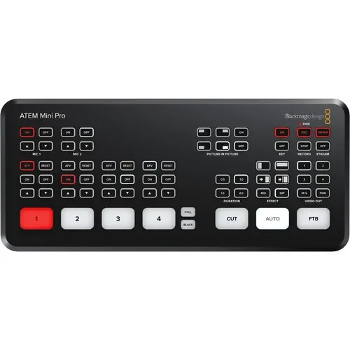 Оптовый качественный черно-волшебный дизайн ATEM Mini Pro Live Stream Switcher
Оптовый качественный черно-волшебный дизайн ATEM Mini Pro Live Stream Switcher