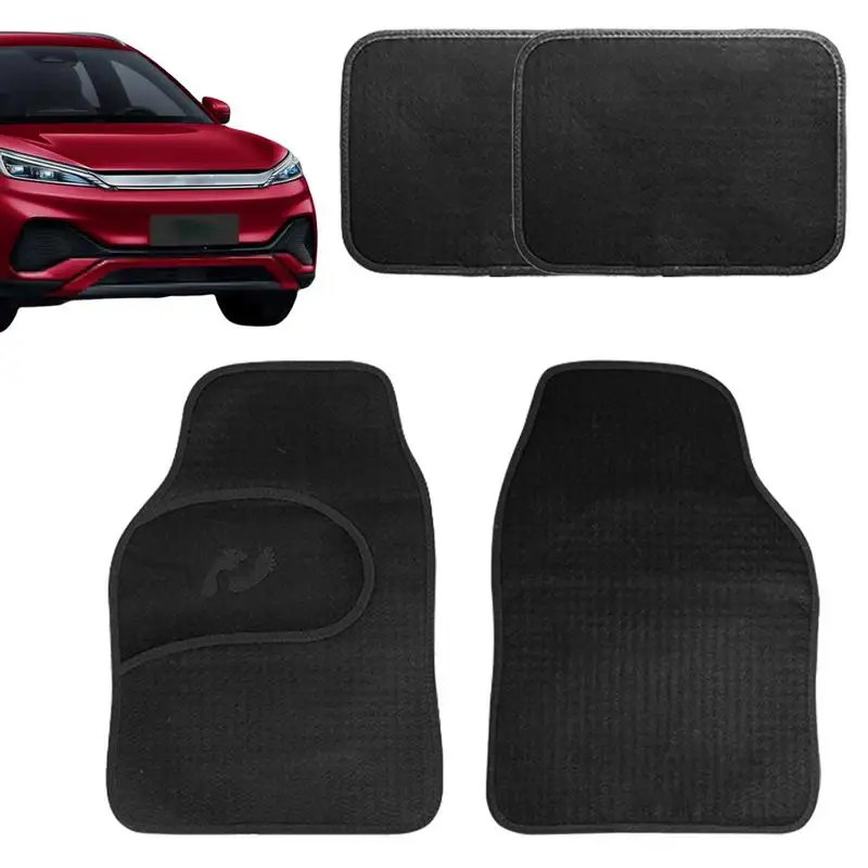 Automotive Floor Mats 4pcs All-Weather Floor Pad Mat Anti-Slip Heavy Duty Auto Floor Protector Mat For RV SUV Truck
Automotive Floor Mats 4pcs All-Weather Floor Pad Mat Anti-Slip Heavy Duty Auto Floor Protector Mat For RV SUV Truck