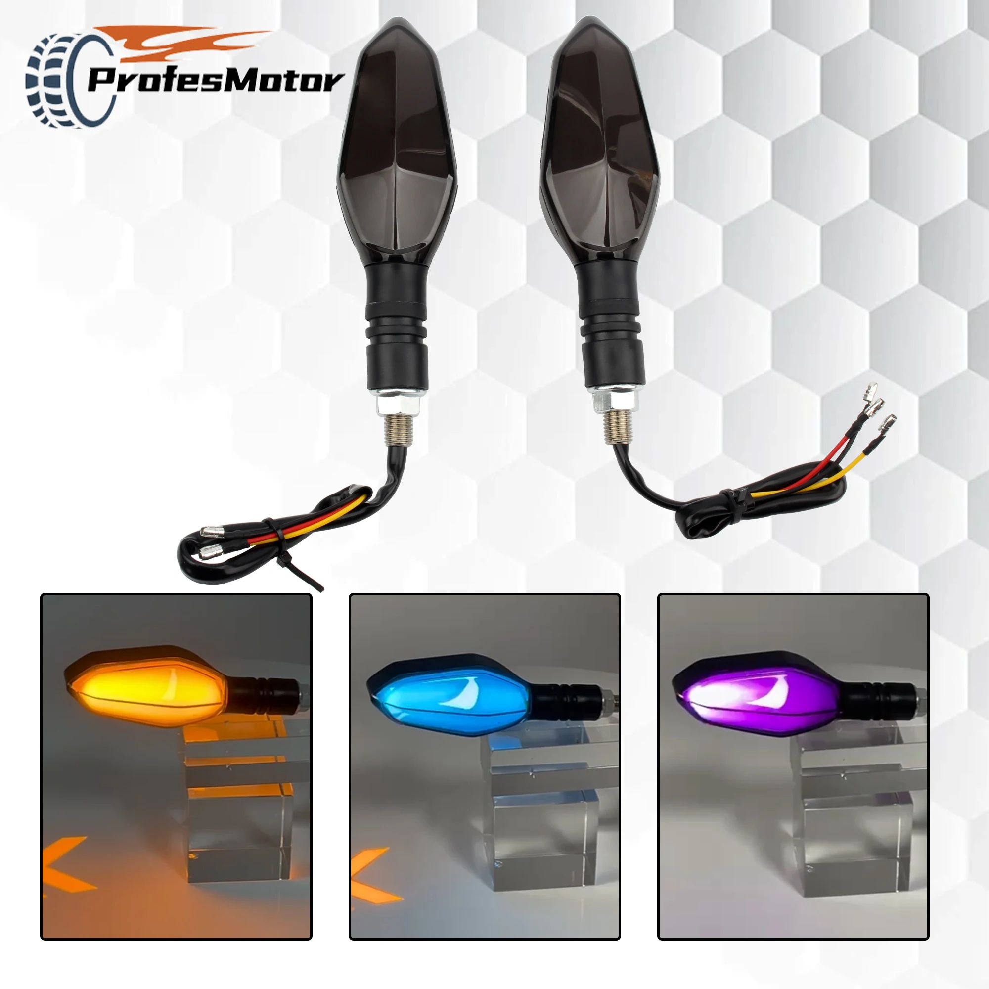 Universal Motorcycle Led Projection Turn Signal Indicator Lights For YAMAHA Cafe Racer Scooter Motocross Modified Accessories
Universal Motorcycle Led Projection Turn Signal Indicator Lights For YAMAHA Cafe Racer Scooter Motocross Modified Accessories