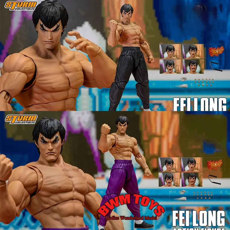 Storm Toys 1/12 Scale Male Soldier FEI LONG Japanese Classic Fighting Game Kung Fu Superstar 6inch Action Figure Doll Collection
Storm Toys 1/12 Scale Male Soldier FEI LONG Japanese Classic Fighting Game Kung Fu Superstar 6inch Action Figure Doll Collection