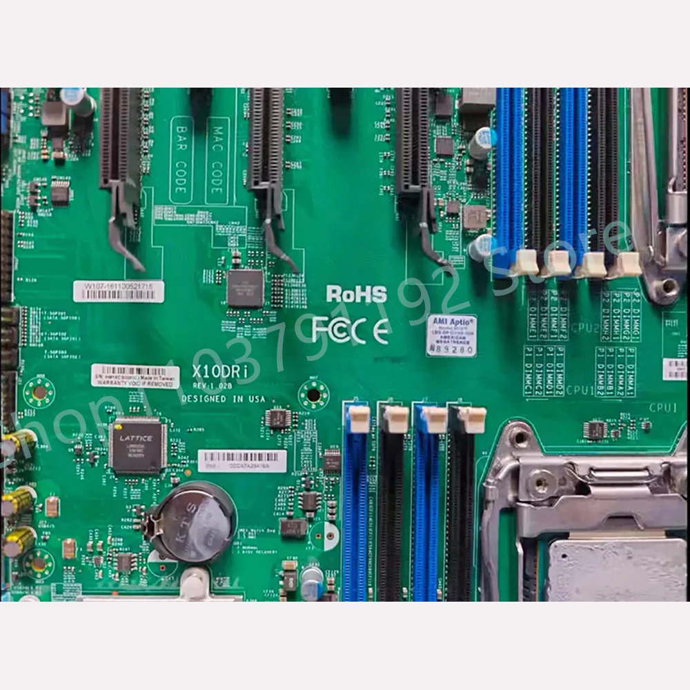 Двусторонняя серверная материнская плата X10DRI
Двусторонняя серверная материнская плата X10DRI