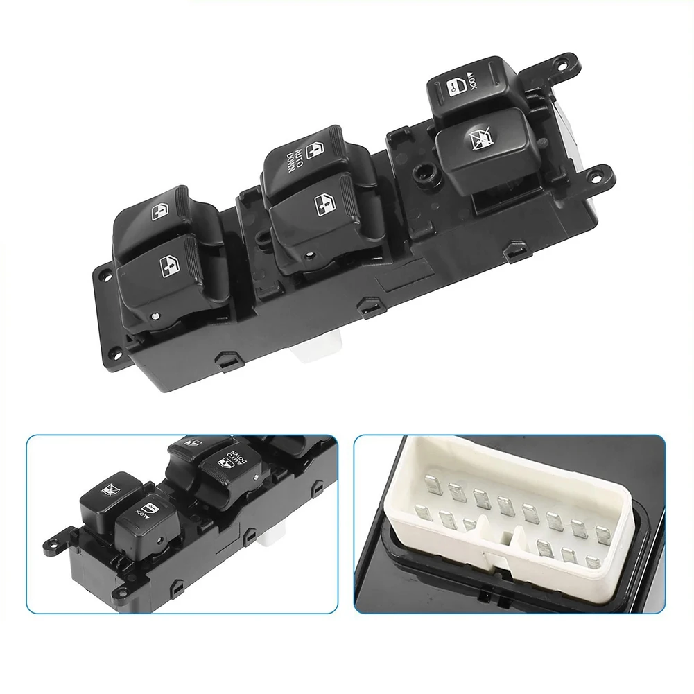 Auto Power Window Control Master Switch For Hyundai Accent 2007 To 2010 Model Year Replace OE 935701E110 Black Plastic
Auto Power Window Control Master Switch For Hyundai Accent 2007 To 2010 Model Year Replace OE 935701E110 Black Plastic