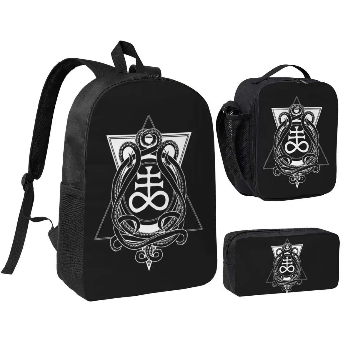 Satanic Cross Leviathan's Cross And Tentacles Backpack BookBag School Bag Shoulder Bags 3ps Insulated Lunch Bag Pencil Case
Satanic Cross Leviathan's Cross And Tentacles Backpack BookBag School Bag Shoulder Bags 3ps Insulated Lunch Bag Pencil Case