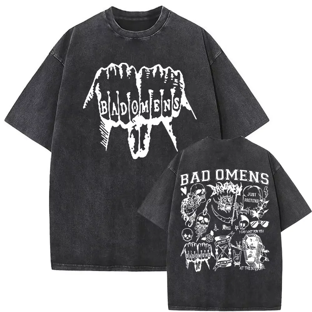 Випраная винтажная футболка Bad Omens Band THE DEATH OF PEACE OF MIND Футболки для мужчин и женщин Футболка большого размера Мужская футболка в стиле рок-готика
Випраная винтажная футболка Bad Omens Band THE DEATH OF PEACE OF MIND Футболки для мужчин и женщин Футболка большого размера Мужская футболка в стиле рок-готика