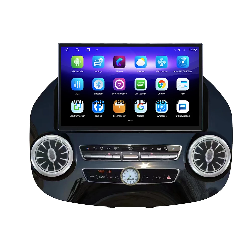 13.3 Inch Android Touch Screen Car Video Stereo DVD Player Multimedia SystemRadio Carplay for Mercedes Benz Vito W447 2016-2020
13.3 Inch Android Touch Screen Car Video Stereo DVD Player Multimedia SystemRadio Carplay for Mercedes Benz Vito W447 2016-2020