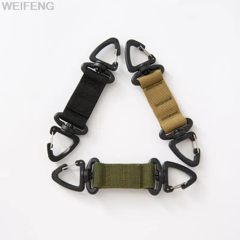 Outdoor Camping Nylon Tactical Backpack Key Double-hook Webbing Buckle System Belt Buckle Hanging Rock Climbing Accessories
Outdoor Camping Nylon Tactical Backpack Key Double-hook Webbing Buckle System Belt Buckle Hanging Rock Climbing Accessories