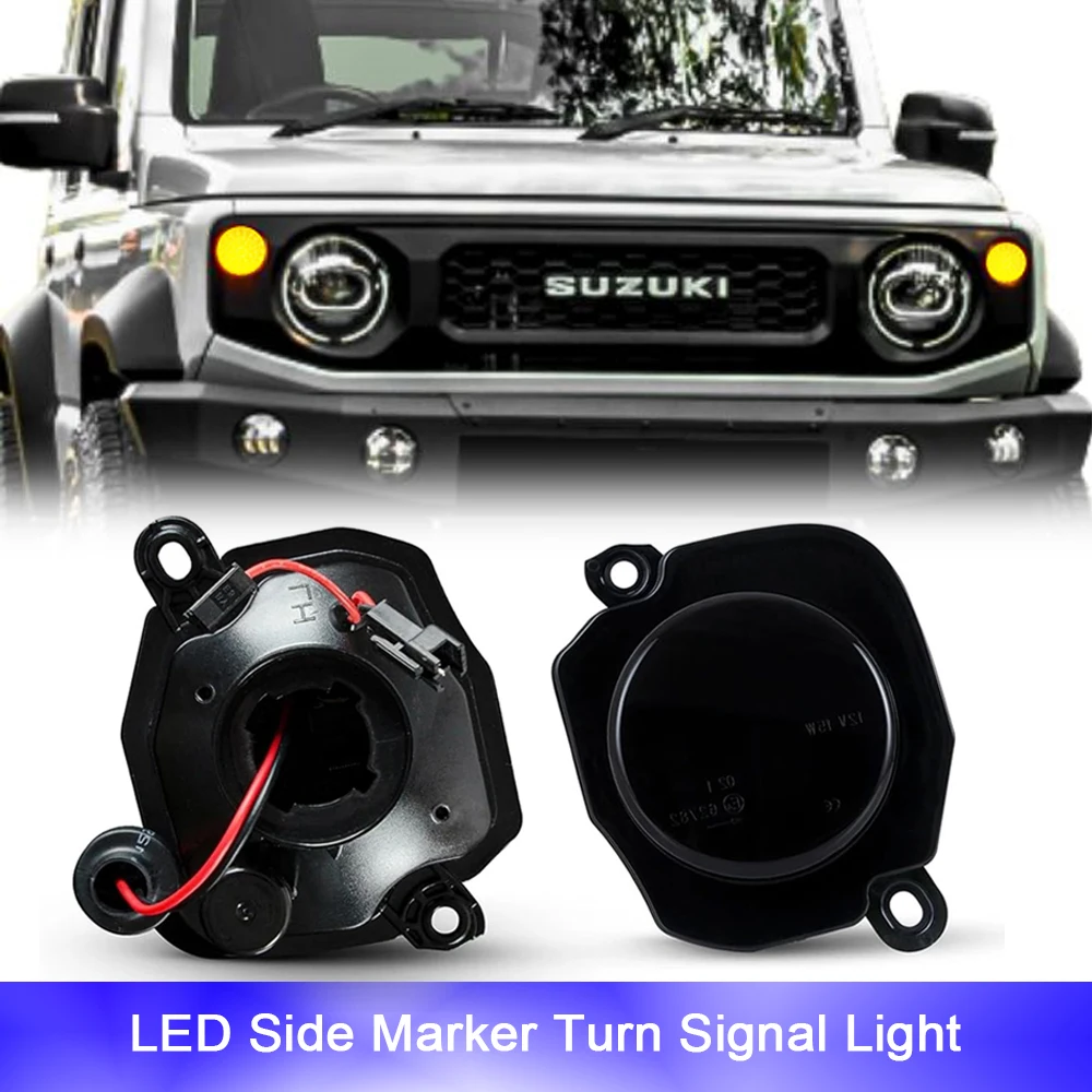 2x LED Dynamis Front Bumper Side Marker Lights Turn Signal Lamps For Suzuki Jimny JB64 JB74 2019-2022 Car Accessories Canbus
2x LED Dynamis Front Bumper Side Marker Lights Turn Signal Lamps For Suzuki Jimny JB64 JB74 2019-2022 Car Accessories Canbus