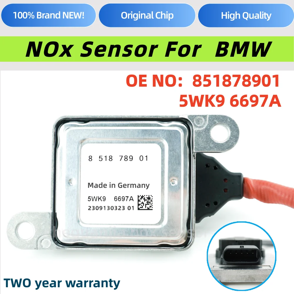 5WK96697A 5WK9 6697A 851878901 New Nitrogen Oxide Sensor Nox Sensor 12V For BMW E70 F30 X5 328dxDrive
5WK96697A 5WK9 6697A 851878901 New Nitrogen Oxide Sensor Nox Sensor 12V For BMW E70 F30 X5 328dxDrive