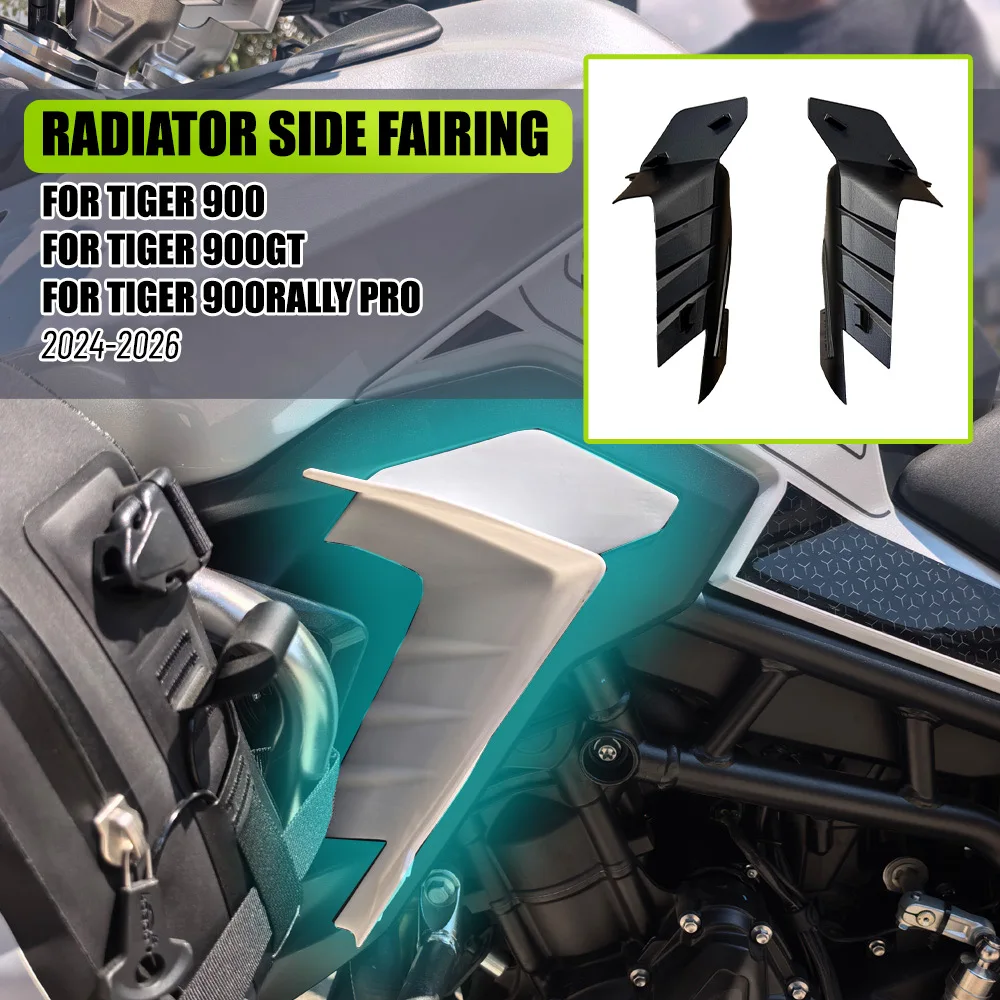 Fixed Fairing For Tiger 900 / GT 2024-2026 Motorcycle Radiator Side Fairing Radiator Guard Fixed Wind Wing Decorative Cover
Fixed Fairing For Tiger 900 / GT 2024-2026 Motorcycle Radiator Side Fairing Radiator Guard Fixed Wind Wing Decorative Cover