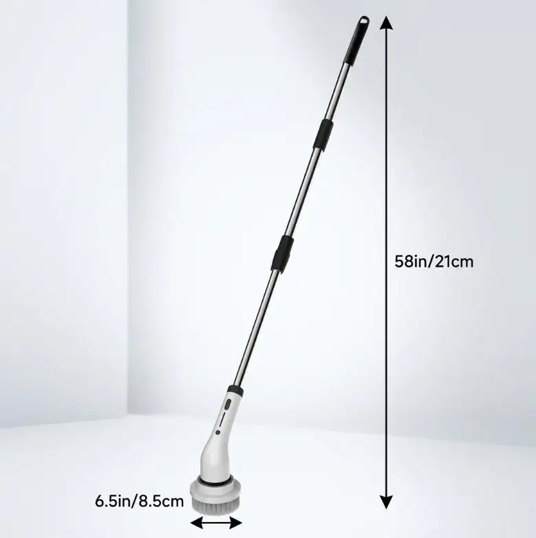 Brush Cleaner Electric Cleaning Brush with Handle Extendable Suitable for Bathrooms Toilets Floors and Kitchens
Brush Cleaner Electric Cleaning Brush with Handle Extendable Suitable for Bathrooms Toilets Floors and Kitchens