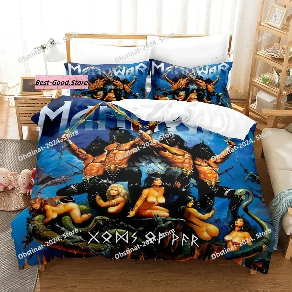 Manowar Bedding Set Single Twin Full Queen King Size Bed Set Aldult Kid Bedroom Duvetcover Sets 3D Print Hip Hop bed sheet set
Manowar Bedding Set Single Twin Full Queen King Size Bed Set Aldult Kid Bedroom Duvetcover Sets 3D Print Hip Hop bed sheet set