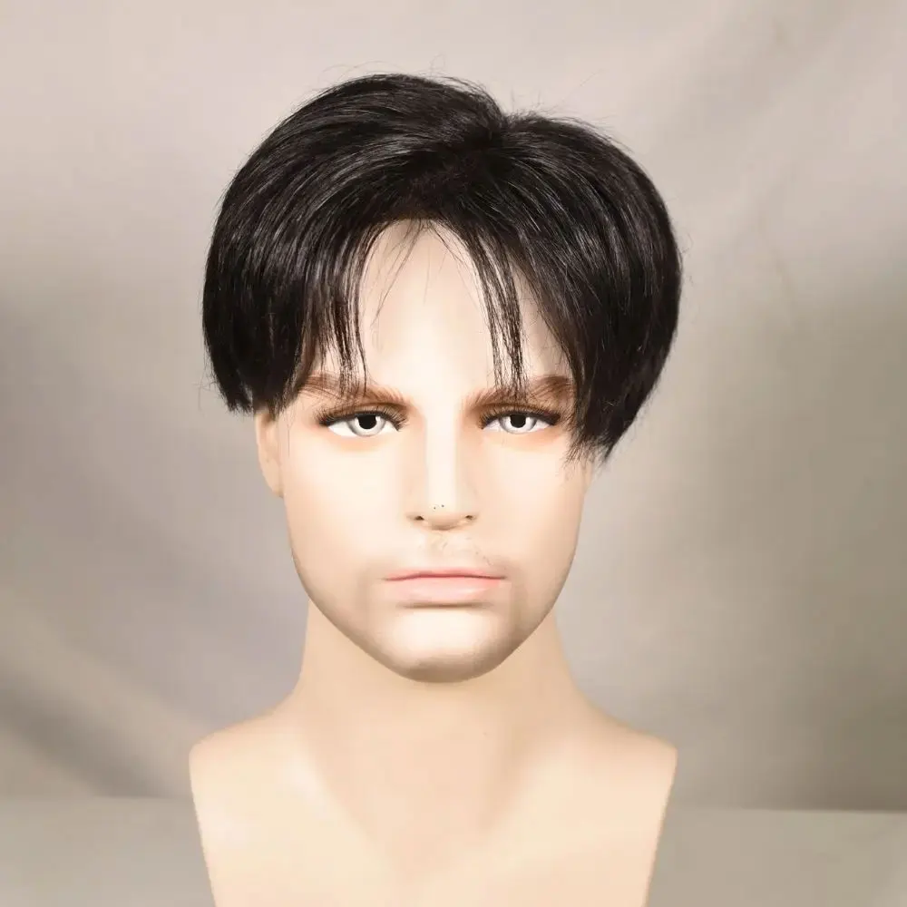 Asian Men's Silk Base Toupee with Diamond Net Cover 4-Inch Cut Natural Black Short Hairpiece 18x20cm Clip-In Hair System
Asian Men's Silk Base Toupee with Diamond Net Cover 4-Inch Cut Natural Black Short Hairpiece 18x20cm Clip-In Hair System