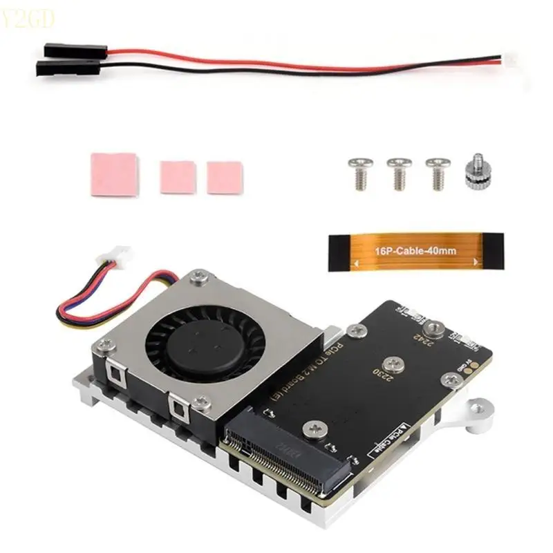 Y2GD Высокоскоростной PCIe до M.2 NVME SSD -адаптер для Raspberry 5 с возможностями POE
Y2GD Высокоскоростной PCIe до M.2 NVME SSD -адаптер для Raspberry 5 с возможностями POE
