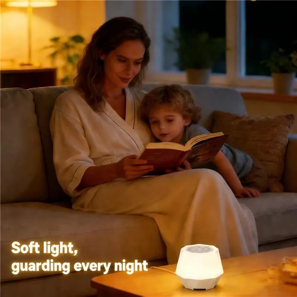 Intelligent Charging White Noise Night Light Timed Rainbow Light 10 Soothing Sounds Sleep Sound Machine Portable Rechargeable
Intelligent Charging White Noise Night Light Timed Rainbow Light 10 Soothing Sounds Sleep Sound Machine Portable Rechargeable