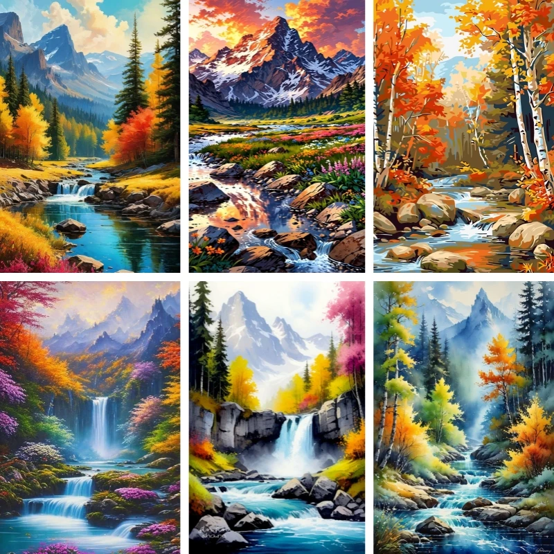 Diamond Painting Nature Art Mosaic Rhinestones Pictures Embroidery Watercolour Waterfall Handmade Decor Cross Stitch Kits
Diamond Painting Nature Art Mosaic Rhinestones Pictures Embroidery Watercolour Waterfall Handmade Decor Cross Stitch Kits