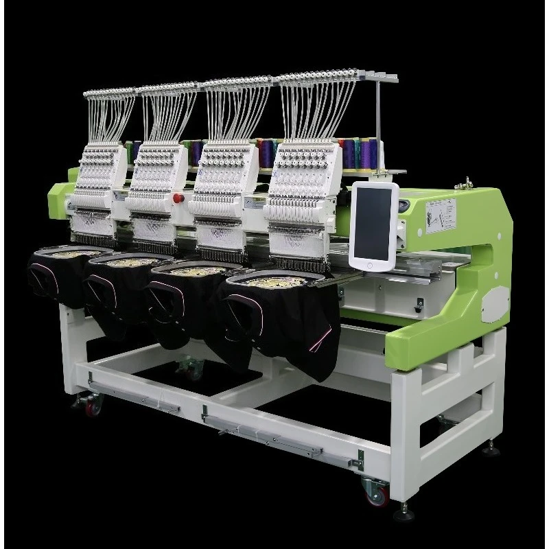 Commercial 4 Head Embroidery Machine Computerized 12 15 Needles Cap T shirt Logo Flat Four Head Embroidery Machine 4 Heads
Commercial 4 Head Embroidery Machine Computerized 12 15 Needles Cap T shirt Logo Flat Four Head Embroidery Machine 4 Heads
