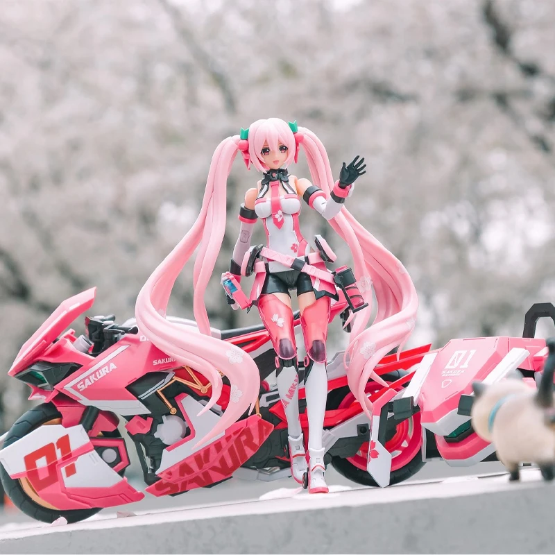 Genuine Soskill Hatsune Miku Sakura Mirai: Pink Sonic Boom Mecha (Shengski Collectible) 1/12 Mobile Assembly Ver. Model Kit Toy
Genuine Soskill Hatsune Miku Sakura Mirai: Pink Sonic Boom Mecha (Shengski Collectible) 1/12 Mobile Assembly Ver. Model Kit Toy
