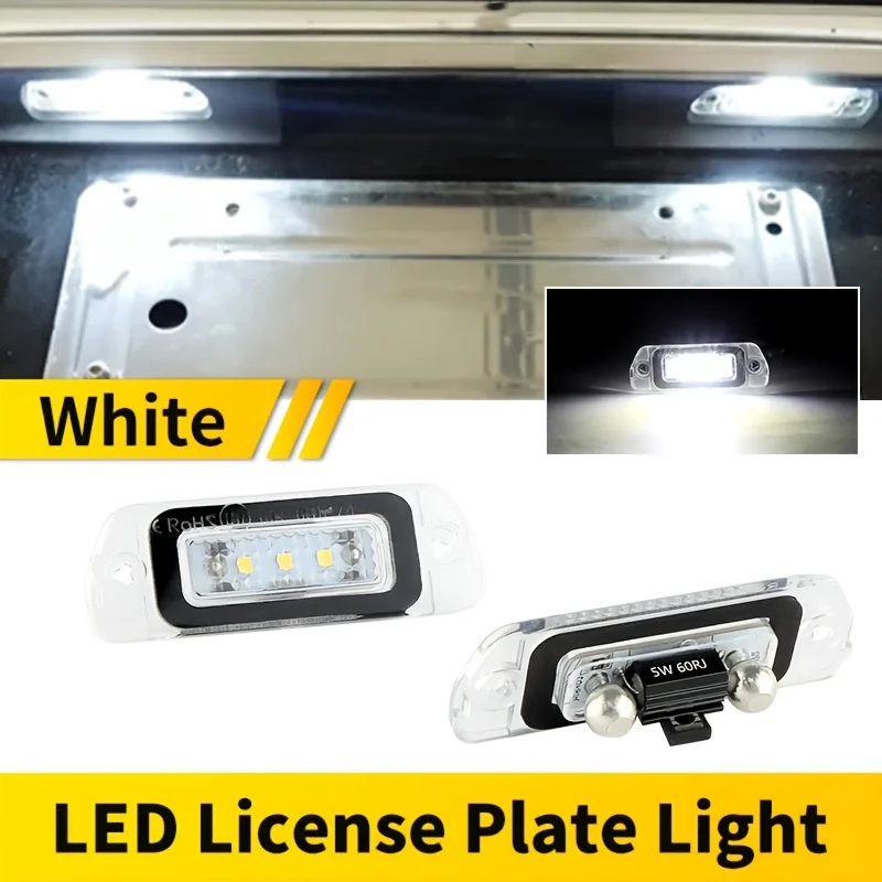2pcs LED Car License Plate Light for Benz GL ML R Class X164 W251 V251 W163 W164 Auto Accessories
2pcs LED Car License Plate Light for Benz GL ML R Class X164 W251 V251 W163 W164 Auto Accessories