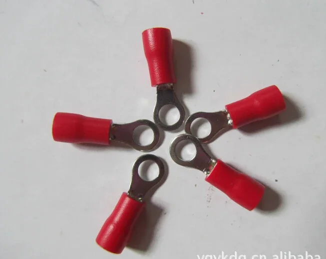 1000pcs/lot RV1.25-4 Insulated Ring Terminals Electrical Crimp Connectors
1000pcs/lot RV1.25-4 Insulated Ring Terminals Electrical Crimp Connectors