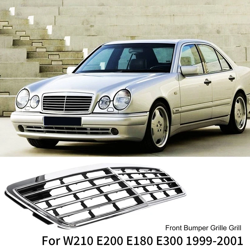 Решетка радиатора переднего бампера автомобиля для Mercedes-Benz W210 E200 E180 E300 1999-2001
Решетка радиатора переднего бампера автомобиля для Mercedes-Benz W210 E200 E180 E300 1999-2001