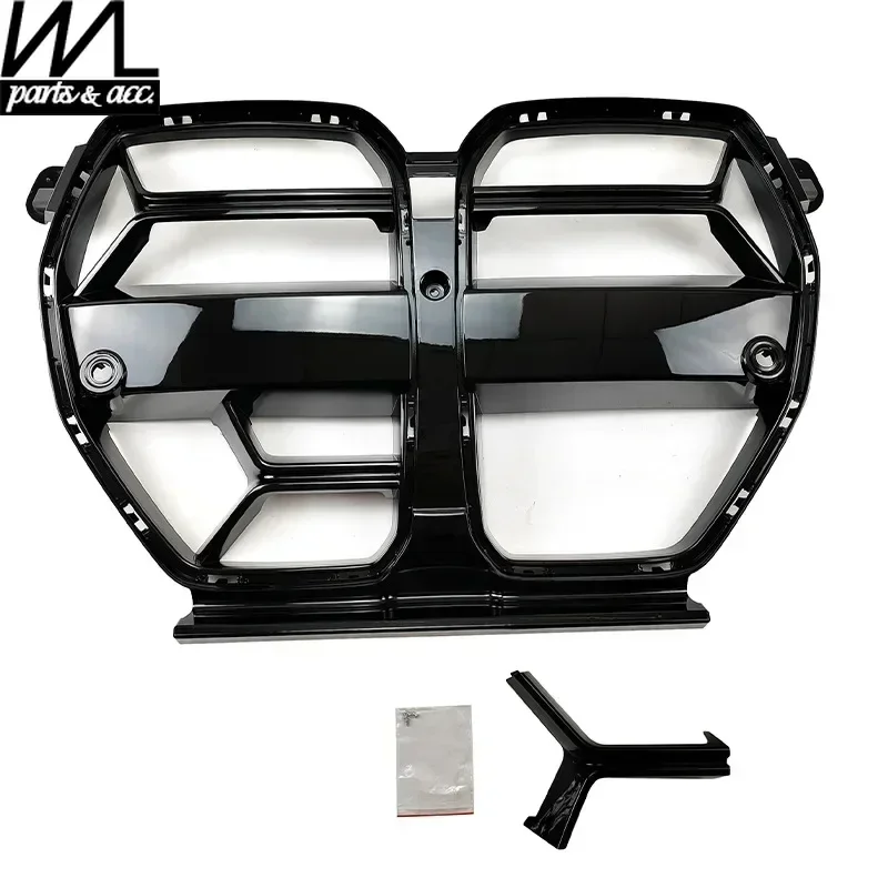 Glossy Black Replacement Front Bumper Grille Grill for BMW M3/M4 G80/G82 CS Style 2021+ Racing Grills Car Styling Accessories
Glossy Black Replacement Front Bumper Grille Grill for BMW M3/M4 G80/G82 CS Style 2021+ Racing Grills Car Styling Accessories