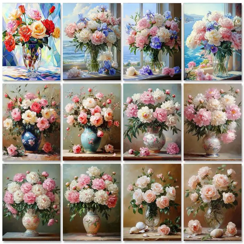 RUOPOTY Painting By Numbers For Adults Kits Flowers Modern Wall Art Coloring On Numbers For Home Decors Diy Gift With Frame
RUOPOTY Painting By Numbers For Adults Kits Flowers Modern Wall Art Coloring On Numbers For Home Decors Diy Gift With Frame