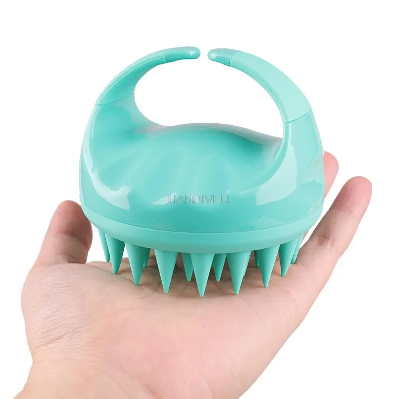 Hand-held large round silicone shampoo brush, scalp massage, hairdressing comb, head massager, massage comb
Hand-held large round silicone shampoo brush, scalp massage, hairdressing comb, head massager, massage comb