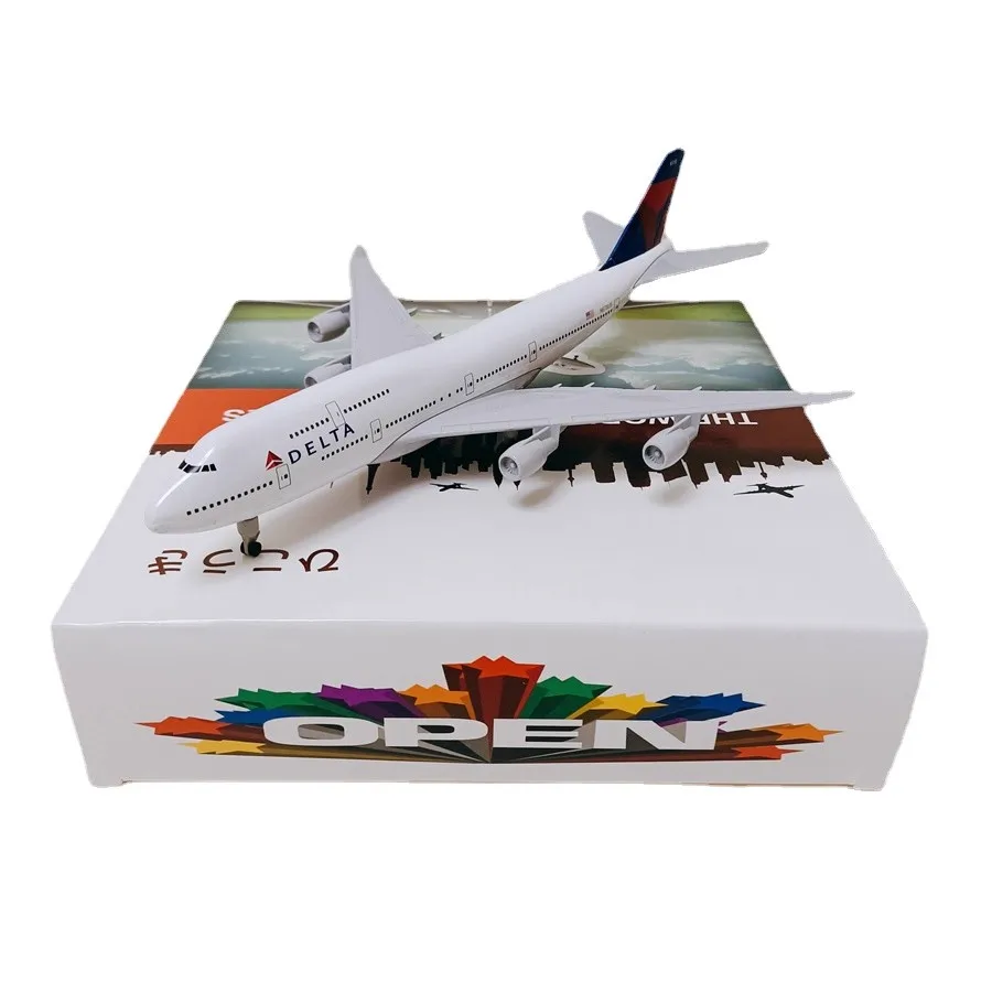20cm Scale Metal Airplane B747 Delta Air Airlines Replica Aircraft Model With Wheels Aviation Simulation Collected Gift2
20cm Scale Metal Airplane B747 Delta Air Airlines Replica Aircraft Model With Wheels Aviation Simulation Collected Gift2