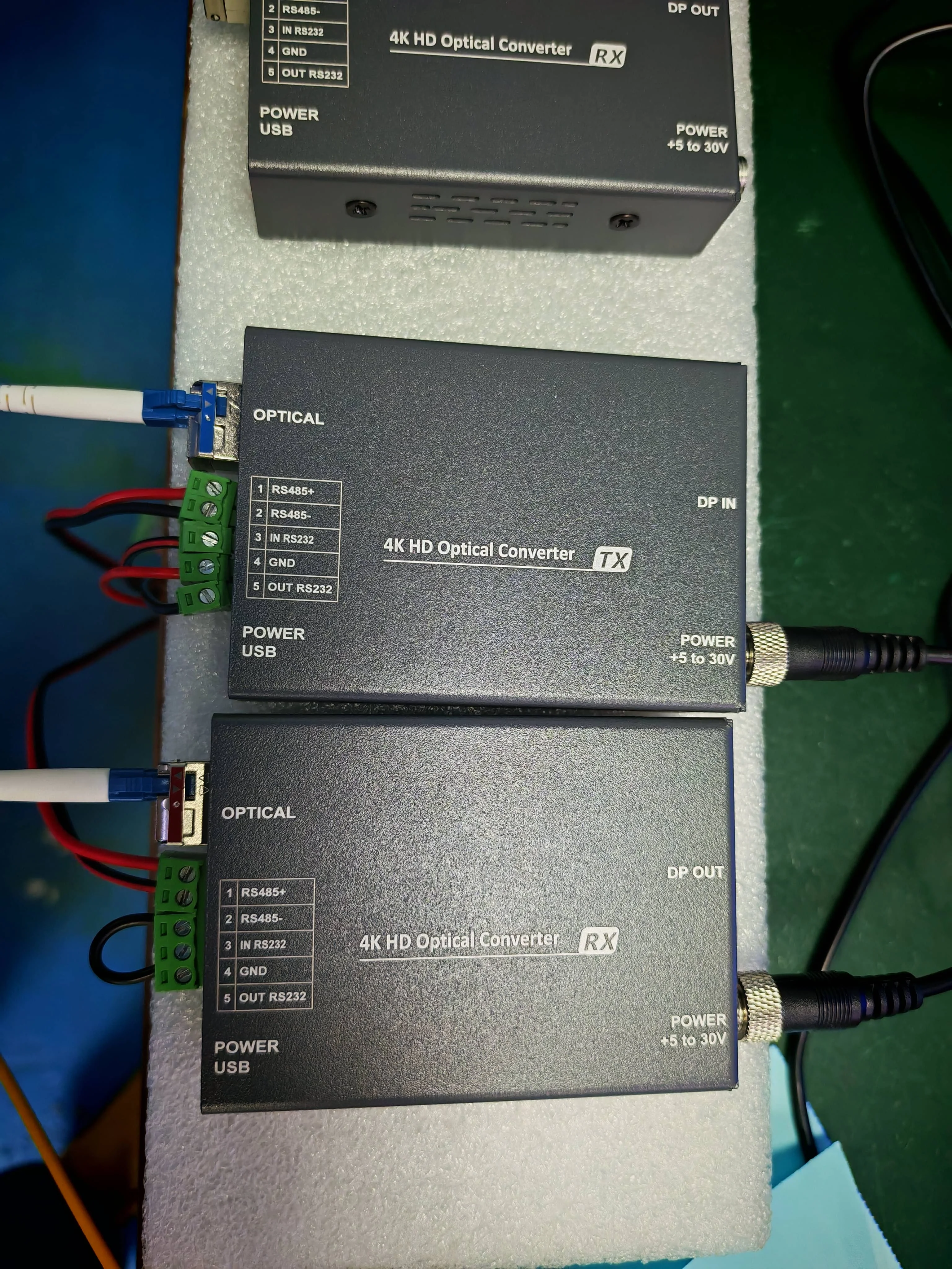 DP Fiber Optic Converter With RS232/RS485 Data
DP Fiber Optic Converter With RS232/RS485 Data