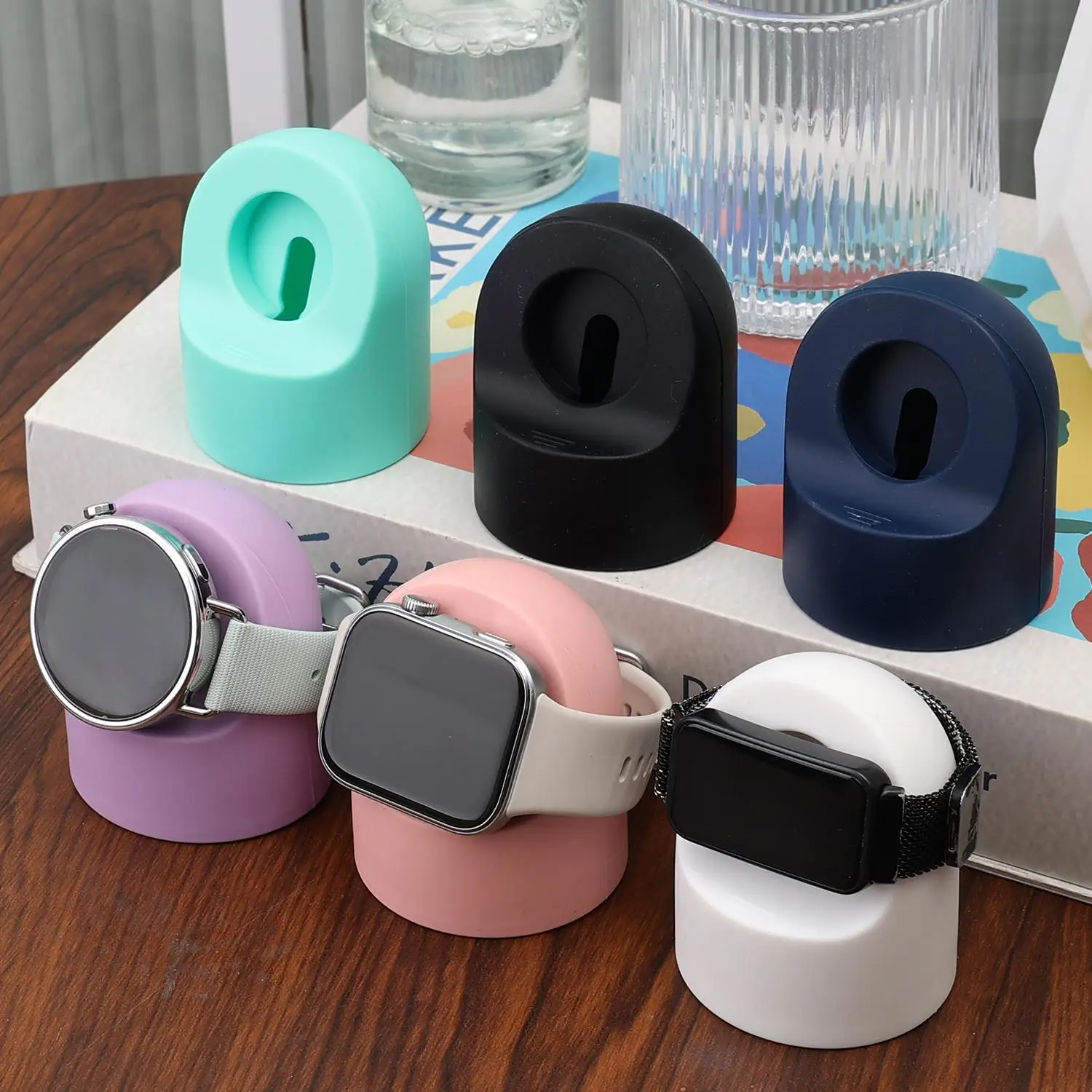 Smart Watch Wireless Charger Pad Stand For OPPO Xiaomi Huawei Universal Smartwatch Anti Slip Fast Charging Dock Station Holder
Smart Watch Wireless Charger Pad Stand For OPPO Xiaomi Huawei Universal Smartwatch Anti Slip Fast Charging Dock Station Holder