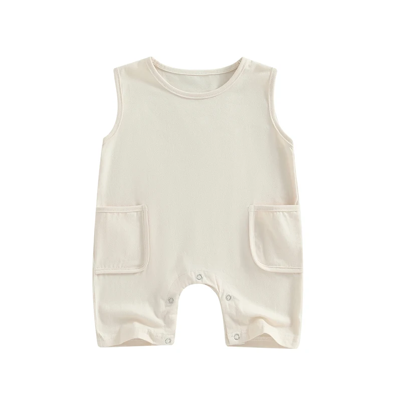 Baby Girls Boys Romper Summer Sleeveless Round Neck Casual Party Street Short Jumpsuit 
Baby Girls Boys Romper Summer Sleeveless Round Neck Casual Party Street Short Jumpsuit