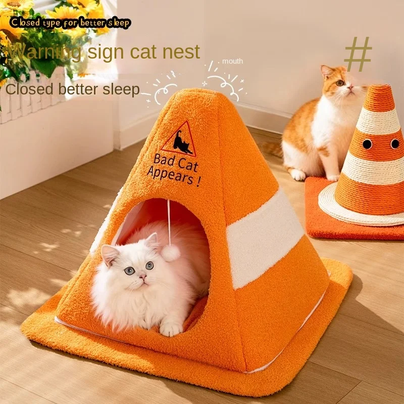 Joylive Roadblock Cat Bed Sleeping Bed For Kittens Pet House For Warmth In Winter Living Room Decoration
Joylive Roadblock Cat Bed Sleeping Bed For Kittens Pet House For Warmth In Winter Living Room Decoration