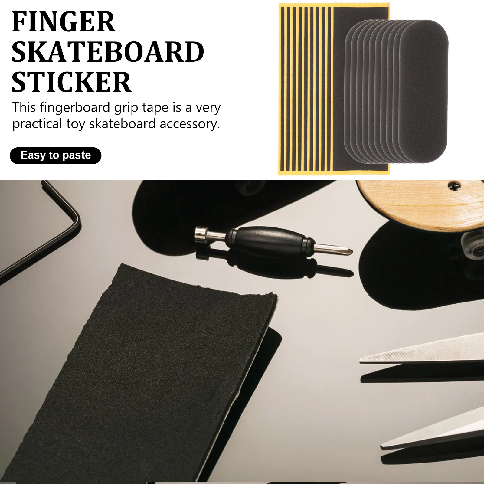 20Pcs Fingerboard Grip Foam Tape Non-Slip Finger Skateboard Accessories Cushioning Tape Foams Grip Tapes Finger Skateboard Tapes
20Pcs Fingerboard Grip Foam Tape Non-Slip Finger Skateboard Accessories Cushioning Tape Foams Grip Tapes Finger Skateboard Tapes