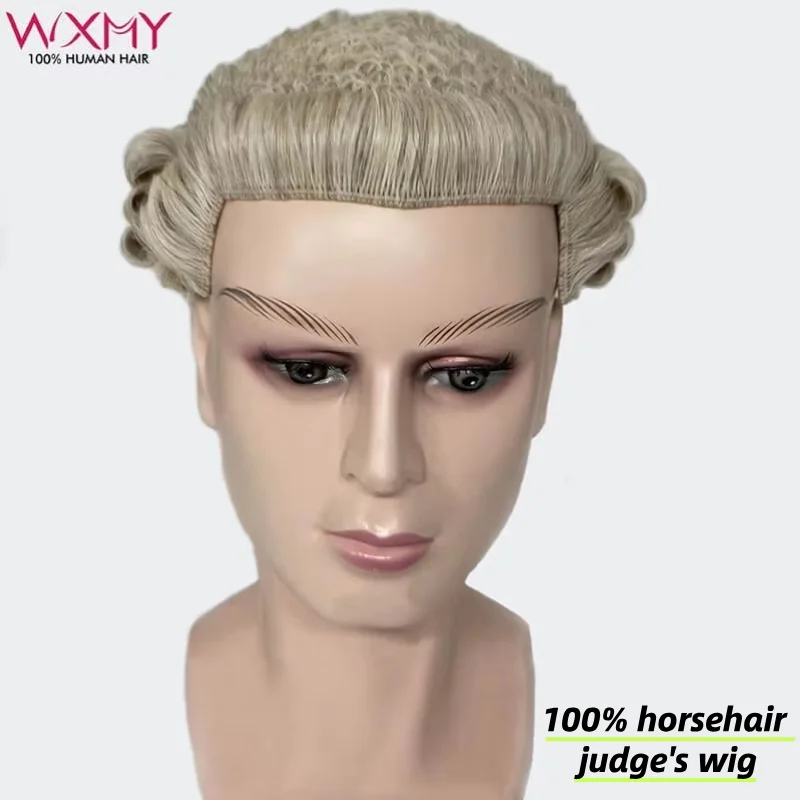 Full Handmade Traditional Barrister’s Wig 100% Horsehair Judge Wig For Formal Use in Court and Costume Lawyer Wig High Quality
Full Handmade Traditional Barrister’s Wig 100% Horsehair Judge Wig For Formal Use in Court and Costume Lawyer Wig High Quality