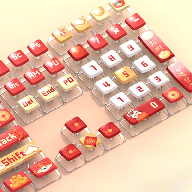 Pbt four-sided light transmission heat sublimation mechanical keyboard keycap pc transparent matte double leather milk keycap as
Pbt four-sided light transmission heat sublimation mechanical keyboard keycap pc transparent matte double leather milk keycap as