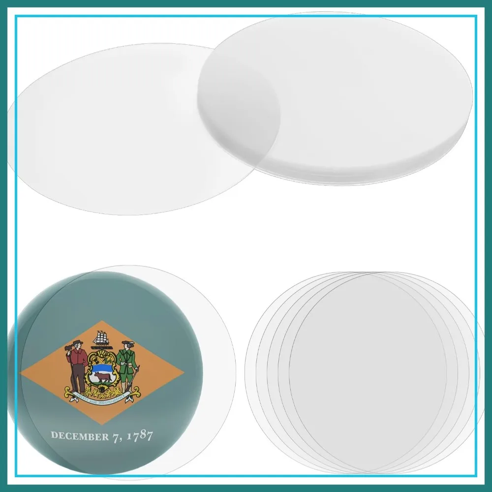 200 Pcs 70mm Clear Badge Film Circles for Button Maker Supplies, Protective Mylars for Arts & Crafts
200 Pcs 70mm Clear Badge Film Circles for Button Maker Supplies, Protective Mylars for Arts & Crafts