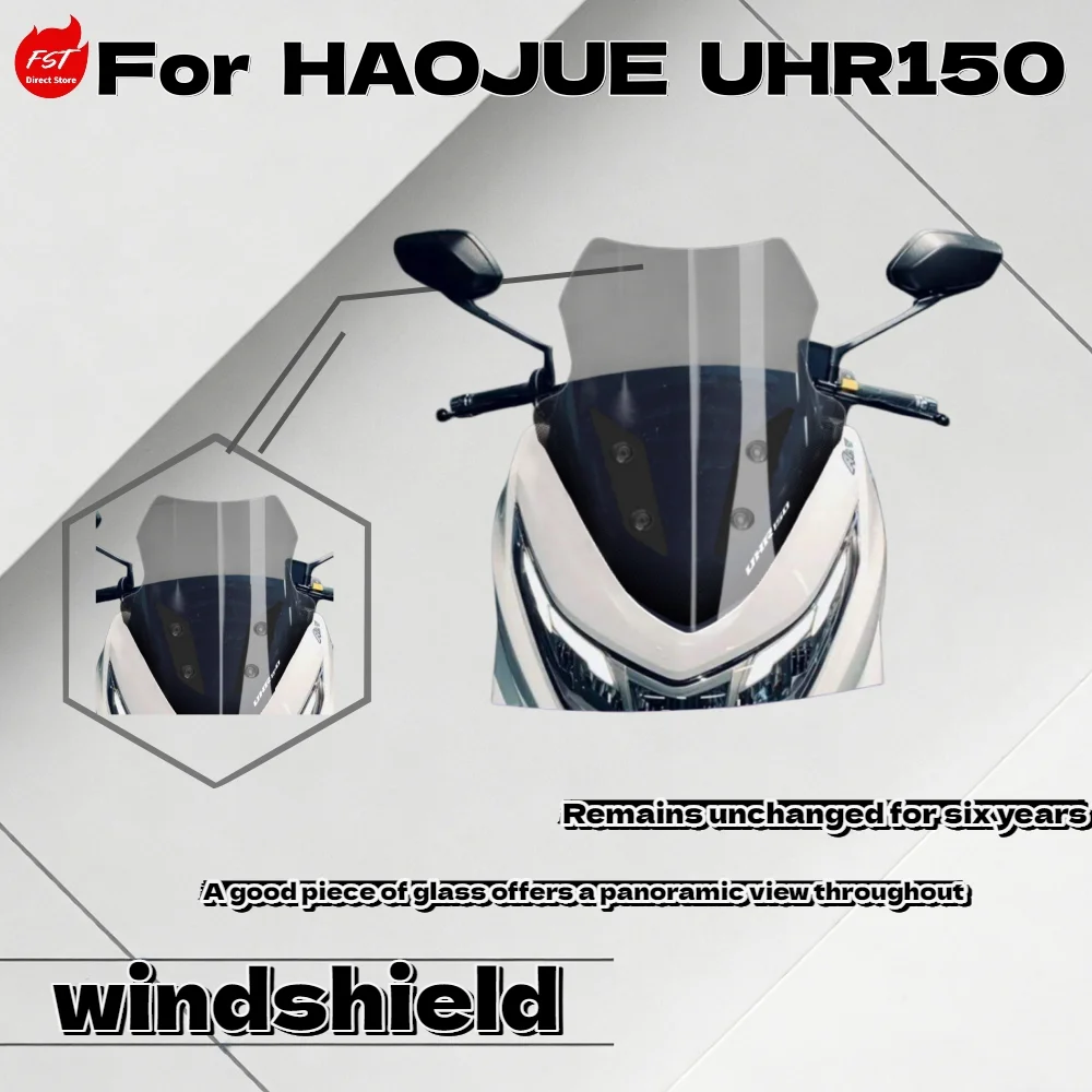 For Haojue UHR150 Modified Heightened Windshield HD Clear Wide Chest Protector Rain Shield
For Haojue UHR150 Modified Heightened Windshield HD Clear Wide Chest Protector Rain Shield