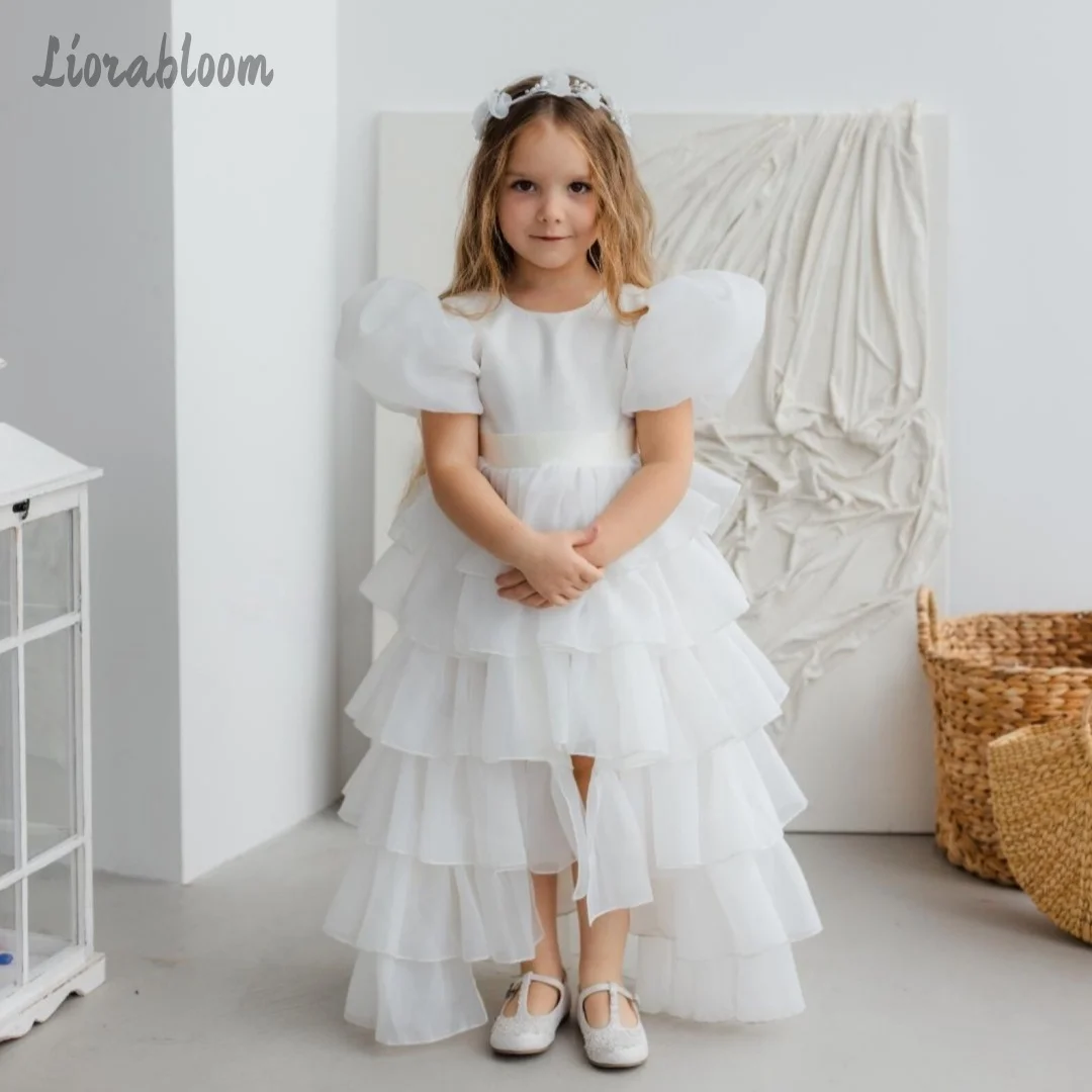 Customized Flower Girl Dress Formal Evening Gown Tiered Gown With Puff Sleeves Wedding Party Attire свадебное платье
Customized Flower Girl Dress Formal Evening Gown Tiered Gown With Puff Sleeves Wedding Party Attire свадебное платье