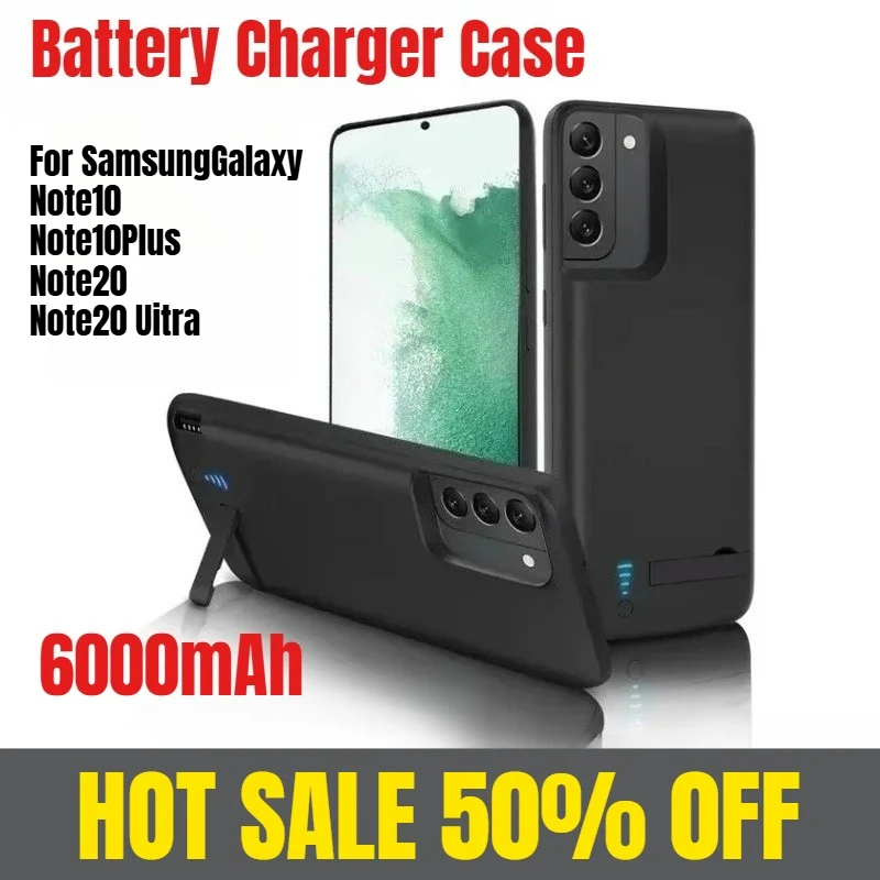 Чехол-зарядное устройство емкостью 6000 мАч для Samsung Galaxy Note 10/20/20 Ultra Power Case Charging PowerBank
Чехол-зарядное устройство емкостью 6000 мАч для Samsung Galaxy Note 10/20/20 Ultra Power Case Charging PowerBank