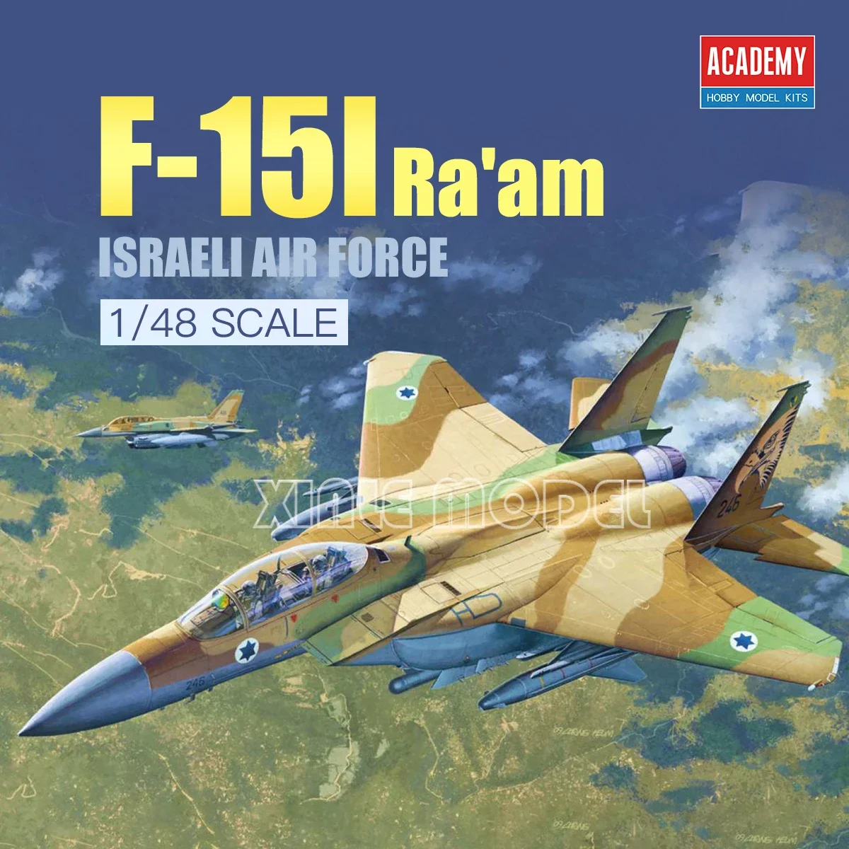 Academy Assembled Aircraft Model Kit 12217 Israeli Air Force F-15I Fighter 1/48Plastic Toy DIy Model Kit
Academy Assembled Aircraft Model Kit 12217 Israeli Air Force F-15I Fighter 1/48Plastic Toy DIy Model Kit