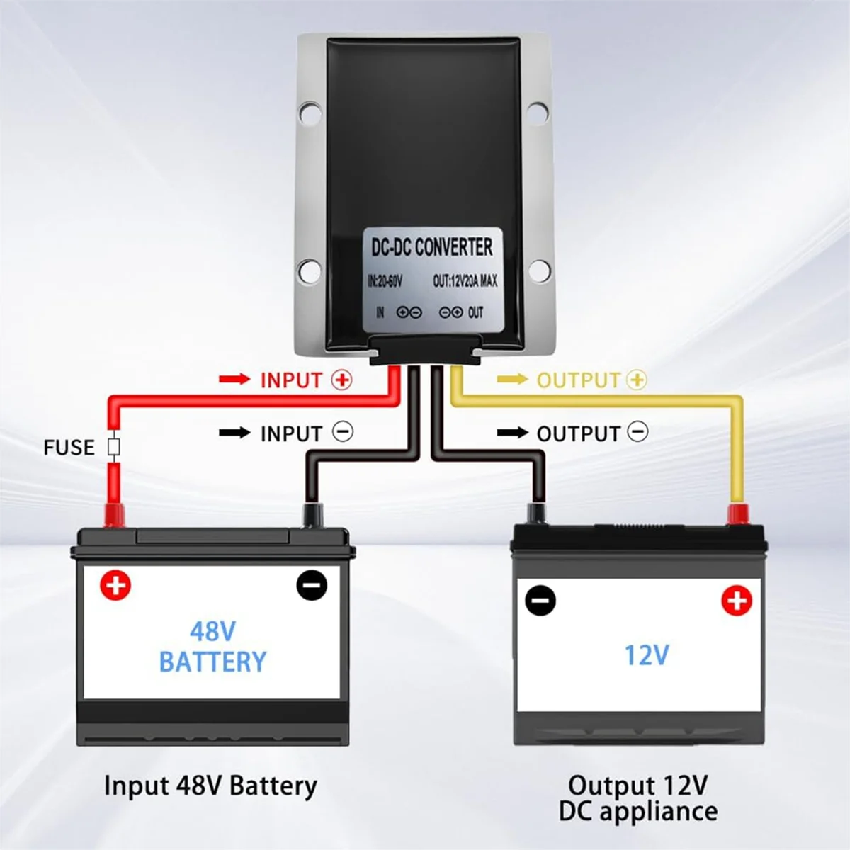 A002 DC 36 В/48 В понижающий преобразователь постоянного тока 12 В 20 А 240 Вт, регулятор напряжения, преобразователь 12 В, для тележек для гольфа, вилочных погрузчиков, автомобилей
A002 DC 36 В/48 В понижающий преобразователь постоянного тока 12 В 20 А 240 Вт, регулятор напряжения, преобразователь 12 В, для тележек для гольфа, вилочных погрузчиков, автомобилей