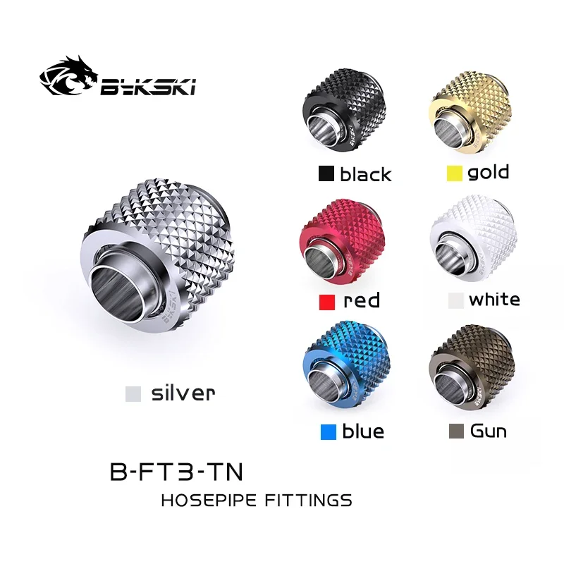 Bykski 3/8" 9.5x12.7mm Soft Tube Fitting for PVC Tube OD 10x13mm Hose Pipe Water Cooler Connector White/Black/Silver B-FT3-TN
Bykski 3/8" 9.5x12.7mm Soft Tube Fitting for PVC Tube OD 10x13mm Hose Pipe Water Cooler Connector White/Black/Silver B-FT3-TN