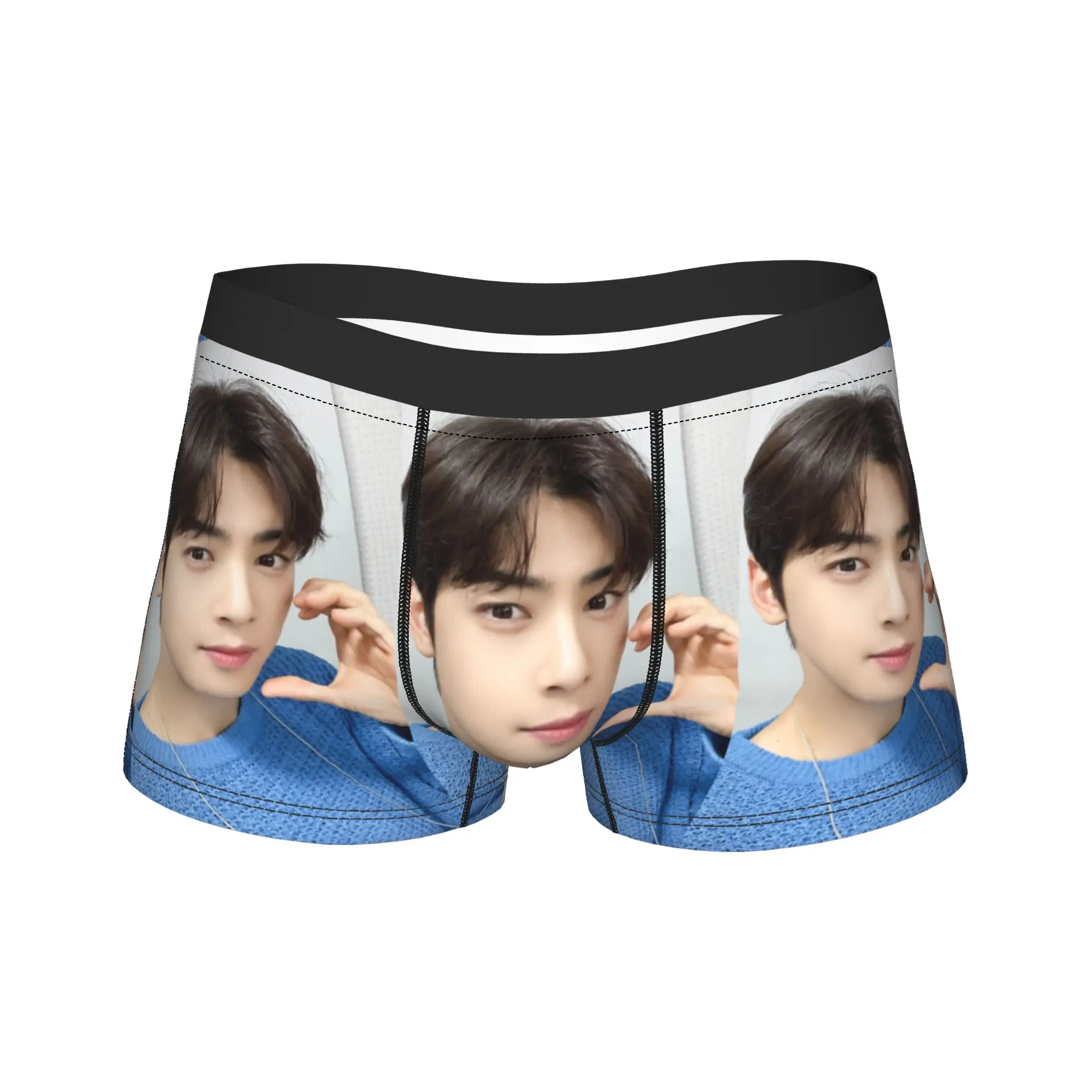 Cha EunWoo Underwear Custom DIY Boxer Shorts Quality Men Panties Classic Boxer Brief Gift Idea
Cha EunWoo Underwear Custom DIY Boxer Shorts Quality Men Panties Classic Boxer Brief Gift Idea