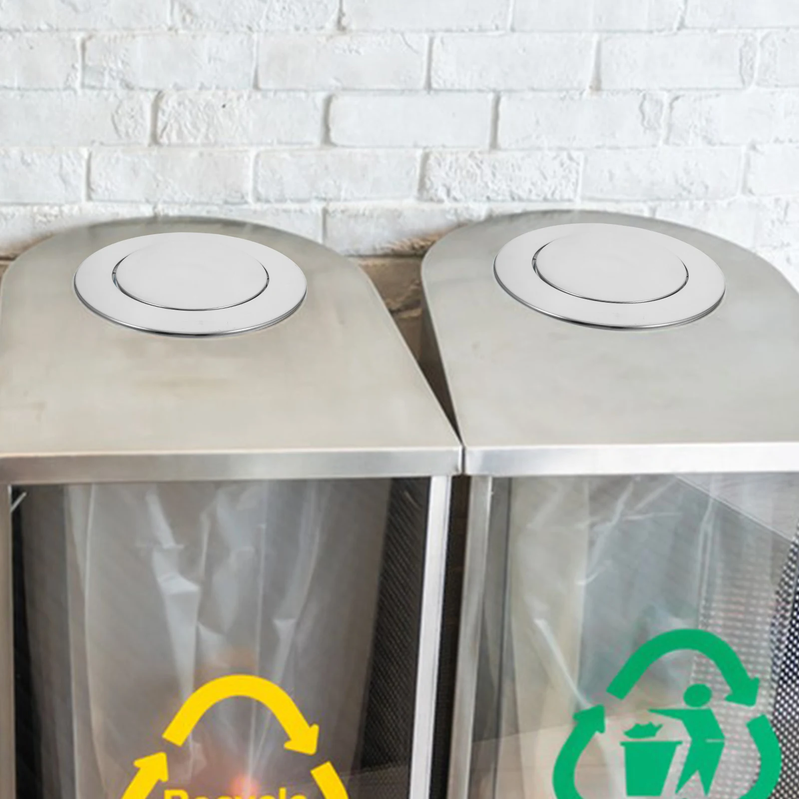 Stainless Steel Trash Can Lid Swing Countertop Flush Bin Cover Flap Waste Chute Metal Garbage Home Use
Stainless Steel Trash Can Lid Swing Countertop Flush Bin Cover Flap Waste Chute Metal Garbage Home Use