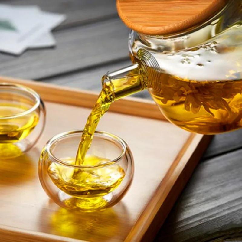 Glass tea cup double-layer insulated small tea cup household transparent glass tea mini cup tasting cup 6 pieces/batch
Glass tea cup double-layer insulated small tea cup household transparent glass tea mini cup tasting cup 6 pieces/batch