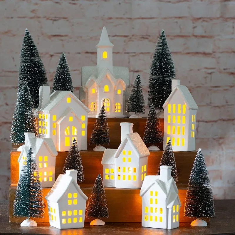 Winter Village LED Tea Light 31 Piece Porcelain Tabletop Christmas Figurine Boxed Set
Winter Village LED Tea Light 31 Piece Porcelain Tabletop Christmas Figurine Boxed Set