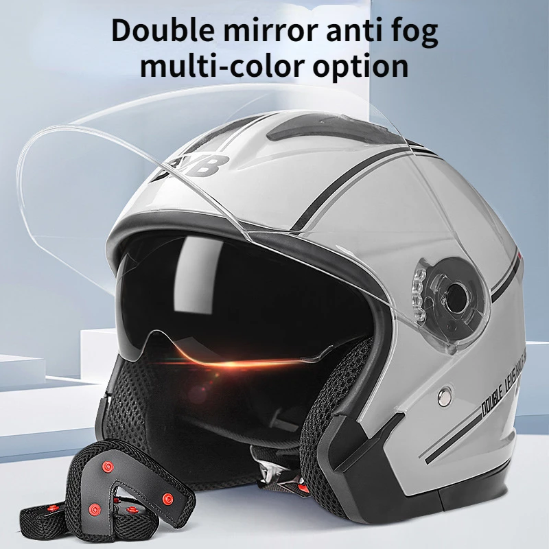 Motorcycle helmet half helmet modular motorcycle accessories Cycling Helmet motorcycle double mirror head helmet
Motorcycle helmet half helmet modular motorcycle accessories Cycling Helmet motorcycle double mirror head helmet