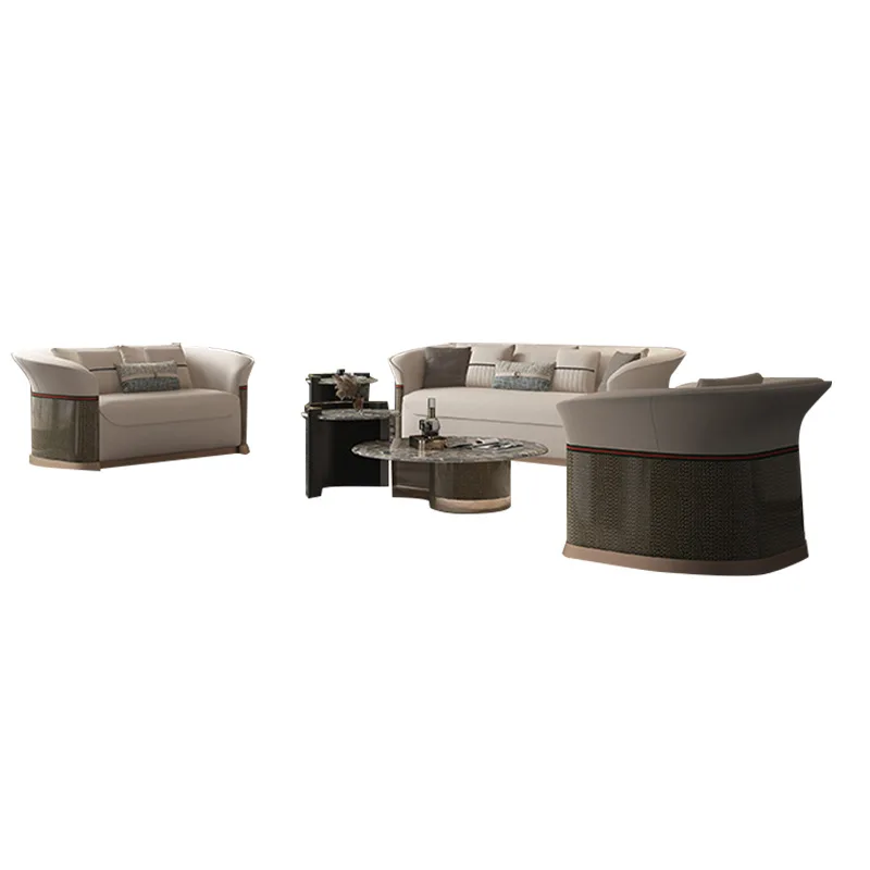 Italian simple first-layer leather sofa living room light luxury sofa leather double leather art sofa combination villa furnitur
Italian simple first-layer leather sofa living room light luxury sofa leather double leather art sofa combination villa furnitur
